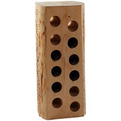 The Traditional Wine Rack Company Tree Trunk Wine Rack, 12-Bottle